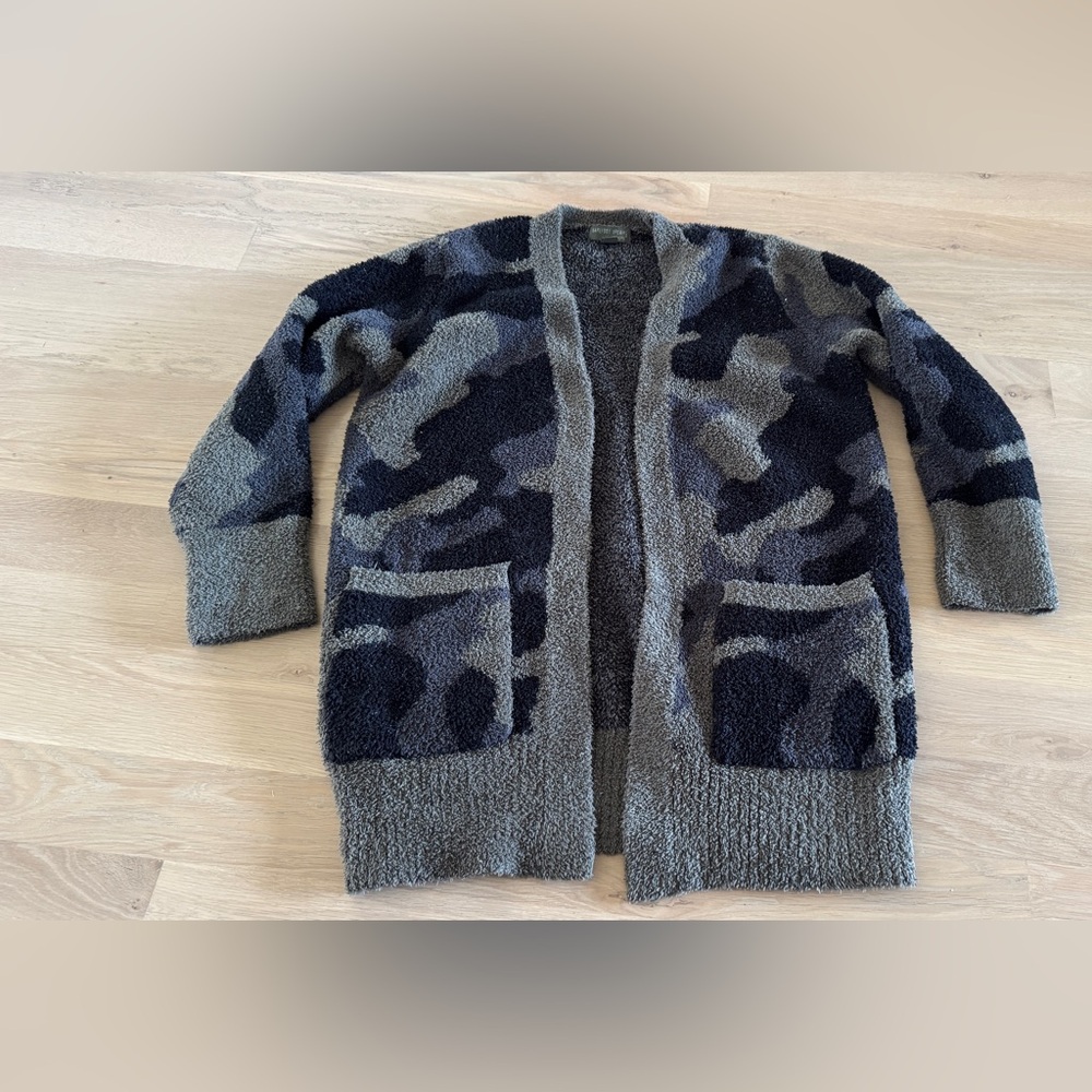 Barefoot Dreams Cozy Chic Camo Cardigan size small
